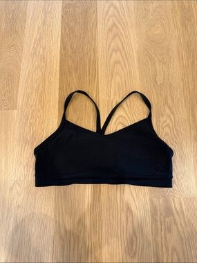 Athleta Black Strappy Sports Bra